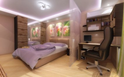 Спальня-Кабинет Дизайн