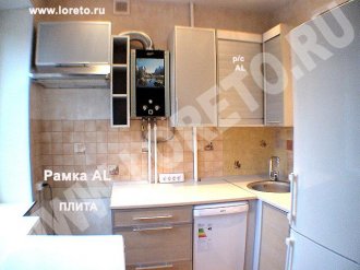 дизайн кухни с газовой колонкой фото